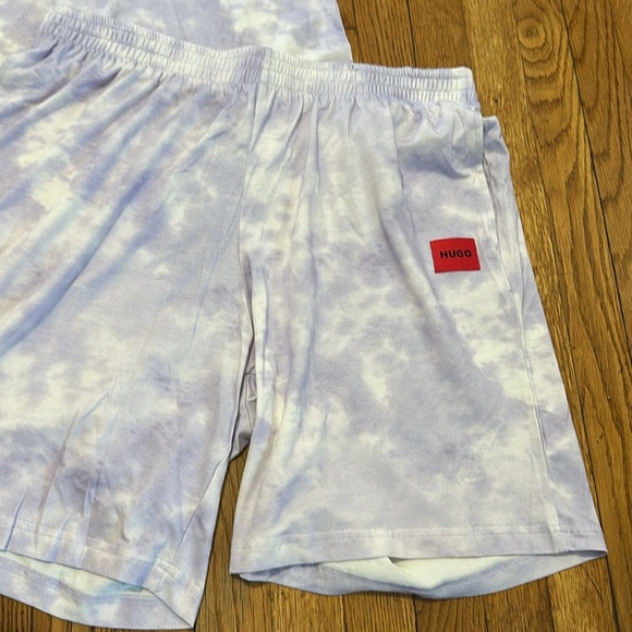 HUGO BOSS responsible splash short 2 piece set pajama relaxed wear size XL new - Picture 5 of 7
